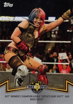 2018 Topps WWE Women's Division - Memorable Matches and Moments Silver #NXT-7 Asuka / Ruby Riott / Nikki Cross Front