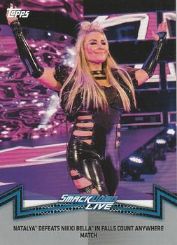 2018 Topps WWE Women's Division - Memorable Matches and Moments Silver #SDL-5 Natalya / Nikki Bella Front