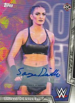 2018 Topps WWE Women's Division - Autographs #29 Sonya Deville Front