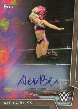 2018 Topps WWE Women's Division - Roster Updates Autograph Bronze #1 Alexa Bliss Front