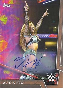 2018 Topps WWE Women's Division - Roster Updates Autograph Bronze #2 Alicia Fox Front