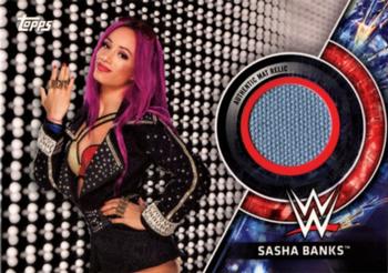 2018 Topps WWE Women's Division - Mat Relics #MR-SB Sasha Banks Front