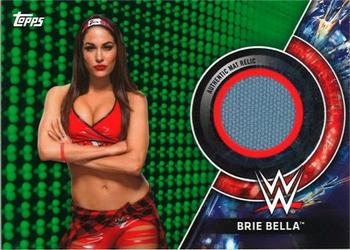 2018 Topps WWE Women's Division - Mat Relics Green #MR-BB Brie Bella Front