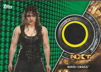 2018 Topps WWE Women's Division - Mat Relics Green #MR-NC Nikki Cross Front
