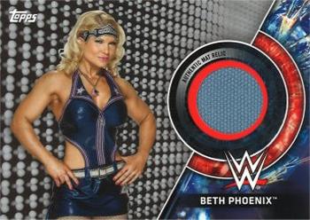 2018 Topps WWE Women's Division - Mat Relics SIlver #MR-BP Beth Phoenix Front