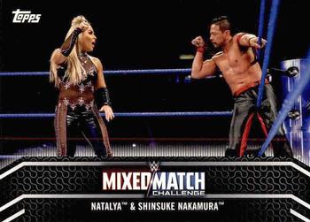 2018 Topps WWE Women’s Division Mixed Match #MM-9 Natalya & Shinsuke Nakamura 