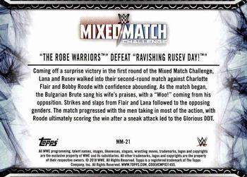 2018 Topps WWE Women's Division - Mixed Match Challenge #MM-21 