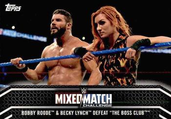 2018 Topps WWE Women's Division - Mixed Match Challenge #MM-23 Bobby Roode / Becky Lynch Front