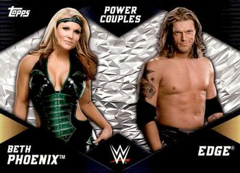 2018 Topps WWE Women's Division - Power Couples #PC-9 Beth Phoenix / Edge Front