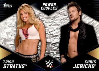 2018 Topps WWE Women's Division - Power Couples #PC-16 Trish Stratus / Chris Jericho Front