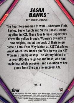 2018 Topps WWE Women's Division - Women's Champion #WC-13 Sasha Banks Back