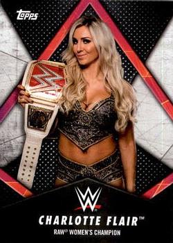 2018 Topps WWE Women's Division - Women's Champion #WC-17 Charlotte Flair Front