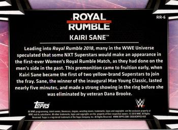 2018 Topps WWE Women's Division - Women's Royal Rumble 2018 #RR-6 Kairi Sane Back