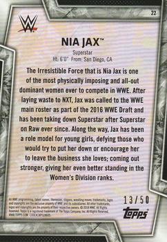2018 Topps WWE Women's Division - Silver #22 Nia Jax Back