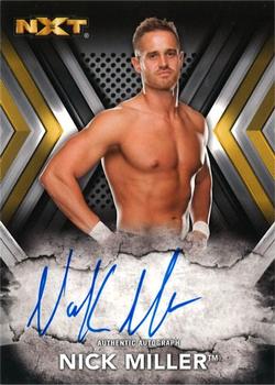 2017 Topps WWE NXT - Autographs #RA-NM Nick Miller Front