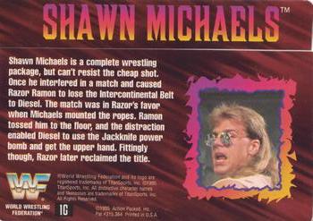 1995 Action Packed WWF - 24 Kt. Gold #1G Shawn Michaels Back
