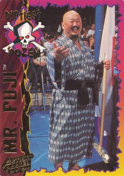 1995 Action Packed WWF - 24 Kt. Gold #4G Mr. Fuji Front