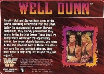 1995 Action Packed WWF - 24 Kt. Gold #7G Well Dunn Back