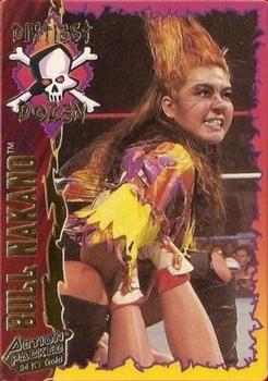 1995 Action Packed WWF - 24 Kt. Gold #11G Bull Nakano Front