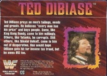 1995 Action Packed WWF - 24 Kt. Gold #12G Ted DiBiase Back