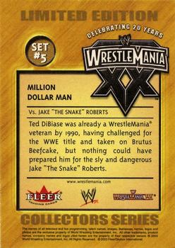 2003 Fleer WWE PPV Set #5 Armageddon Redemption #NNO Million Dollar Man Back
