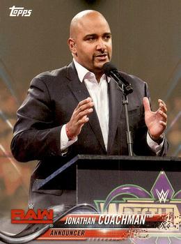 2018 Topps WWE Then Now Forever - Bronze #138 Jonathan Coachman Front