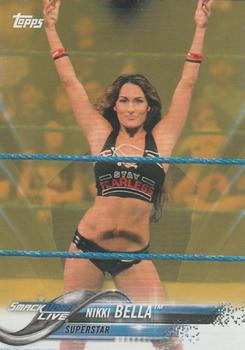 2018 Topps WWE Then Now Forever - Gold #154 Nikki Bella Front