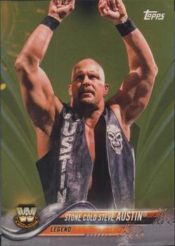 2018 Topps WWE Then Now Forever - Gold #200 Stone Cold Steve Austin Front