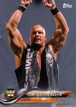 2018 Topps WWE Then Now Forever - Silver #200 Stone Cold Steve Austin Front
