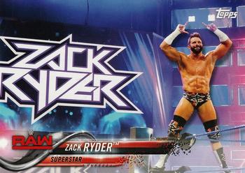 2018 Topps WWE Then Now Forever - Roster Update #R-39 Zack Ryder Front