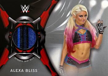 2018 Topps WWE Then Now Forever - Shirt Relic Silver #SR-AB Alexa Bliss Front