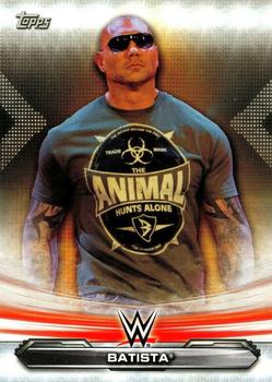 2019 Topps WWE RAW #6 Batista Front