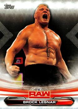2019 Topps WWE RAW #15 Brock Lesnar Front