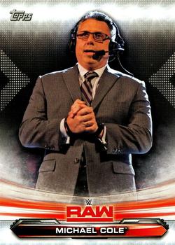 2019 Topps WWE RAW #48 Michael Cole Front
