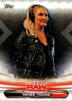 2019 Topps WWE RAW #57 Renee Young Front