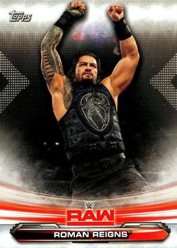2019 Topps WWE RAW #60 Roman Reigns Front