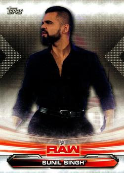 2019 Topps WWE RAW #70 Sunil Singh Front