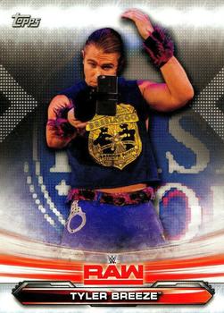 2019 Topps WWE RAW #72 Tyler Breeze Front