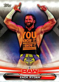 2019 Topps WWE RAW #74 Zack Ryder Front