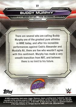 2019 Topps WWE RAW #77 Buddy Murphy Back