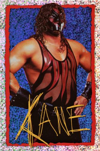 2001 Merlin WWF Mega Photo Stickers #NNO Kane Front
