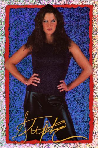 2001 Merlin WWF Mega Photo Stickers #NNO Stephanie McMahon-Helmsley Front