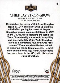 2018 Topps Legends of WWE - Bronze #9 Chief Jay Strongbow Back