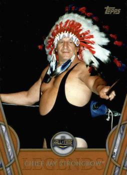 2018 Topps Legends of WWE - Bronze #9 Chief Jay Strongbow Front