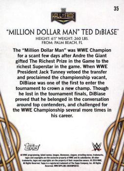 2018 Topps Legends of WWE - Bronze #35 Million Dollar Man Ted DiBiase Back