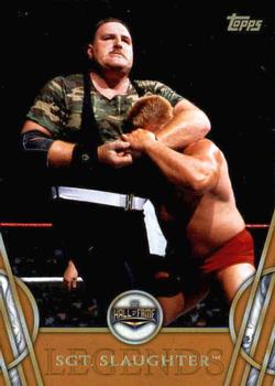 2018 Topps Legends of WWE - Bronze #44 Sgt. Slaughter Front