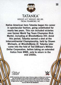 2018 Topps Legends of WWE - Bronze #50 Tatanka Back