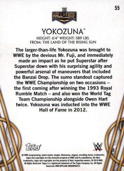 2018 Topps Legends of WWE - Bronze #55 Yokozuna Back