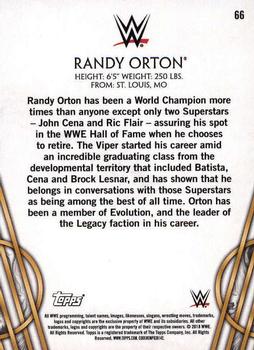 2018 Topps Legends of WWE - Bronze #66 Randy Orton Back