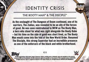 2018 Topps Legends of WWE - Bronze #IC-5 The Booty Man / The Disciple Back